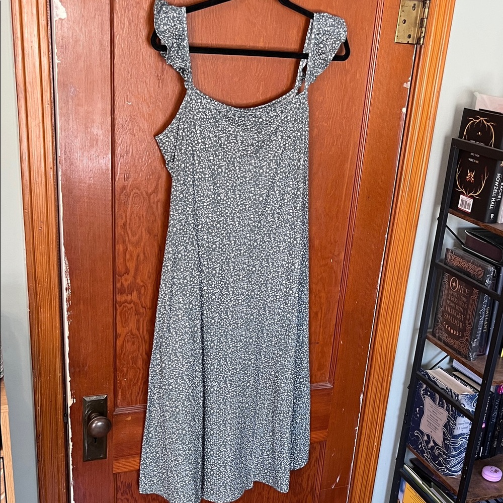 Floral Print Sleeveless Dress